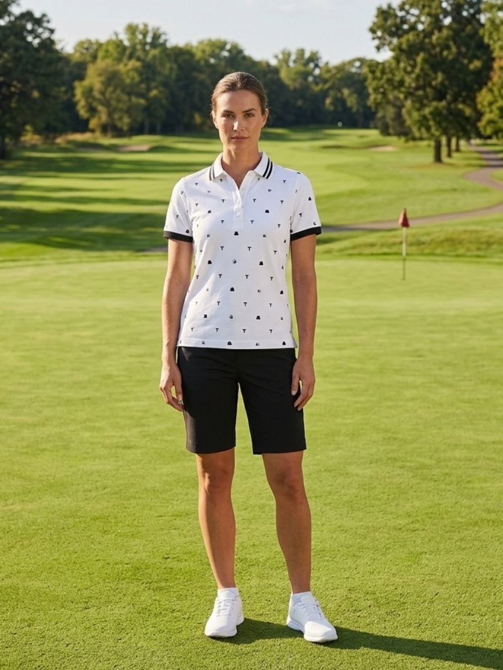 Tilley Golf Women's Icon Polo White Supima Cotton Shirt Size S/P